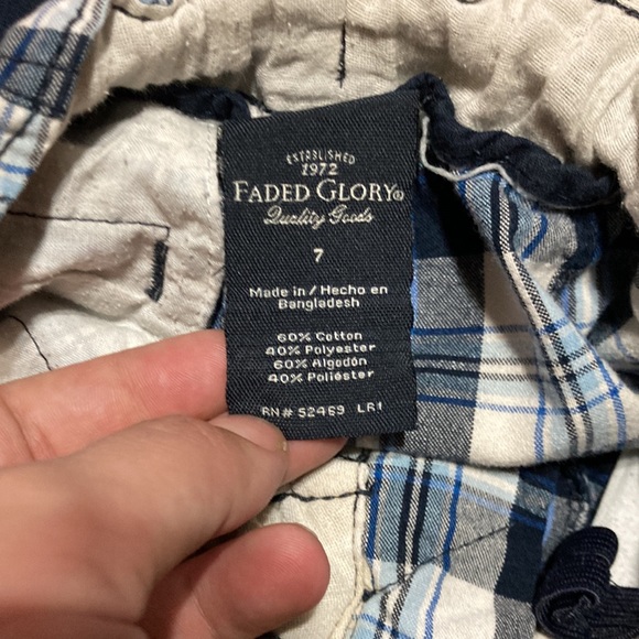 Boys size 7 faded glory shorts - Picture 3 of 3